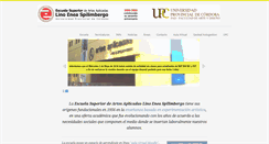 Desktop Screenshot of escuelaspilimbergo.edu.ar