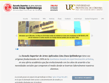 Tablet Screenshot of escuelaspilimbergo.edu.ar